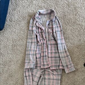 Cozy Pink and Gray Women’s Pajamas